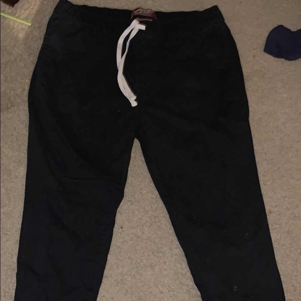 Black joggers
